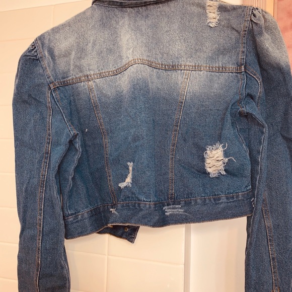 Denim waist jacket - Picture 3 of 3